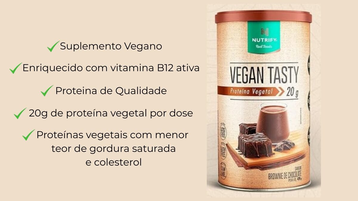 Proteína Vegana - Vegan Tasty da Nutrify